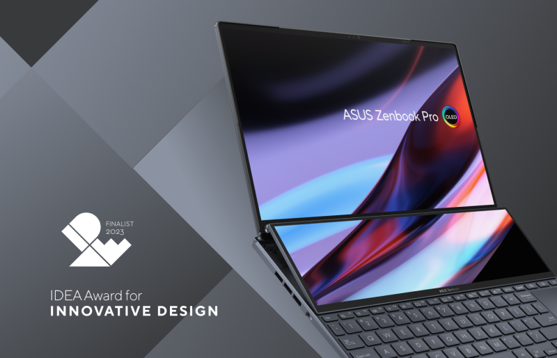 ASUS Zenbook Pro 14 Duo OLED Wins IDEA Recognition for Innovative Design